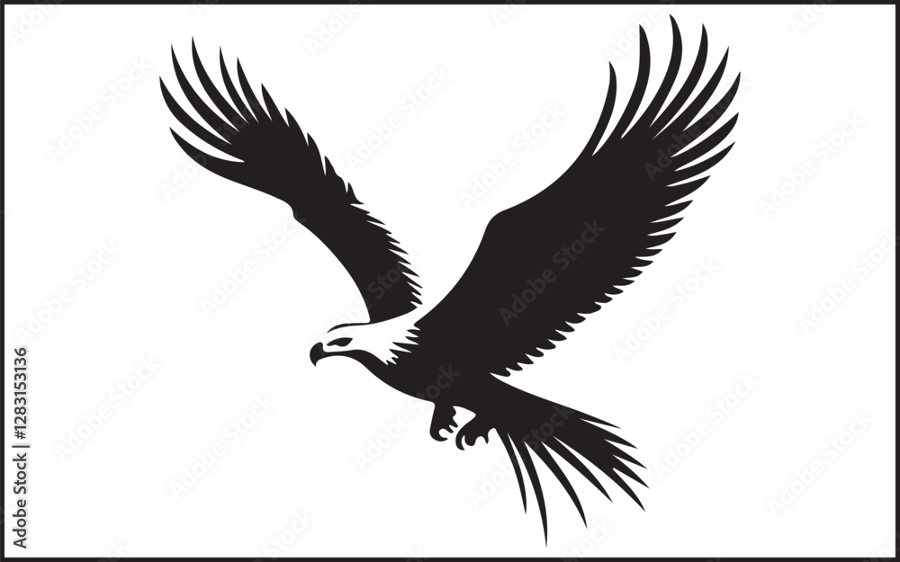 Obraz premium eagle on white background