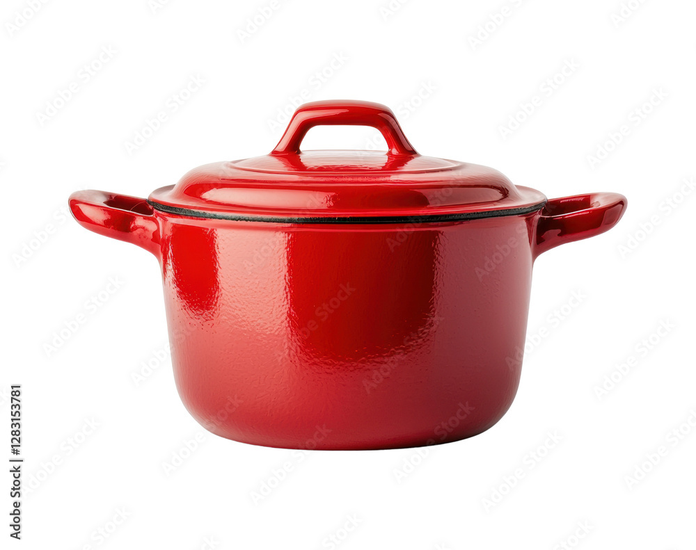 custom made wallpaper toronto digitalVibrant red enamel cast iron cooking pot