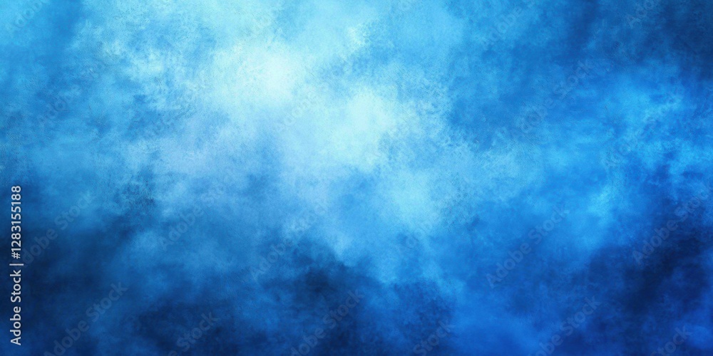 Abstract blue watercolor background with soft, blurred brush strokes and a misty atmosphere Abstract blue watercolor background with soft, blurred brush strokes and a misty atmosphere
