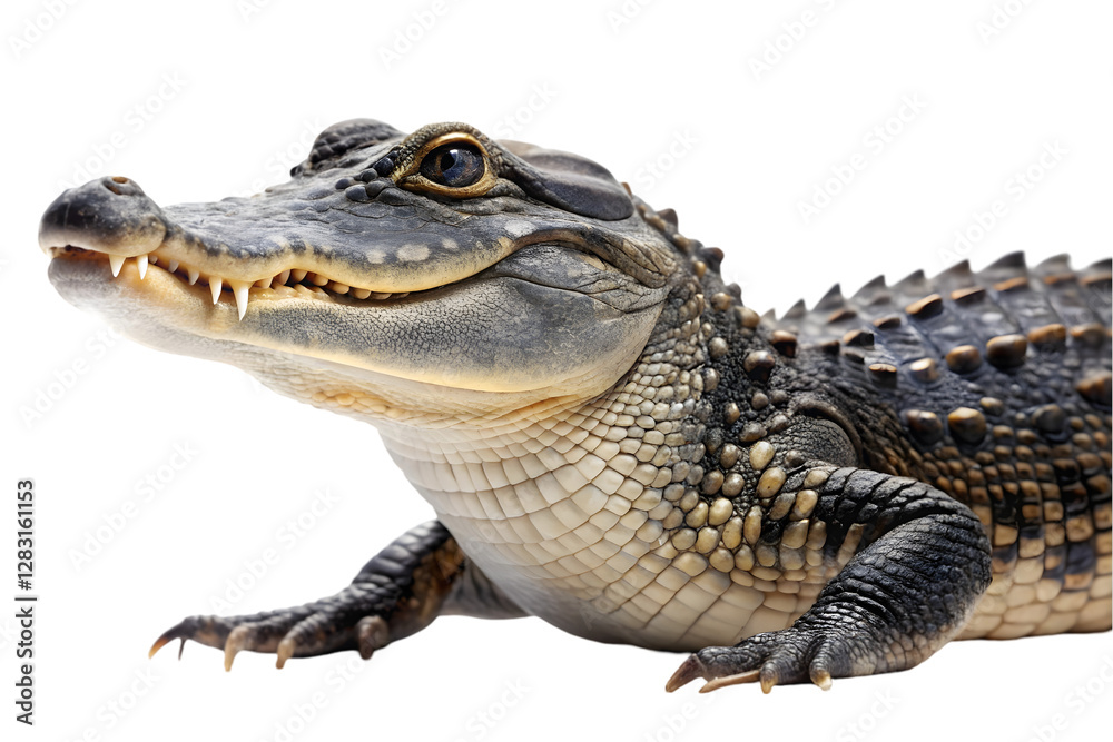 crocodile isolated on transparent background crocodile isolated on transparent background