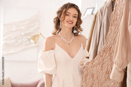 Beautiful young happy woman...