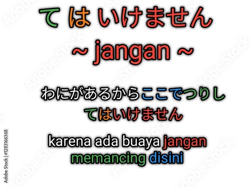 Learning japan language and Indonesian, verb