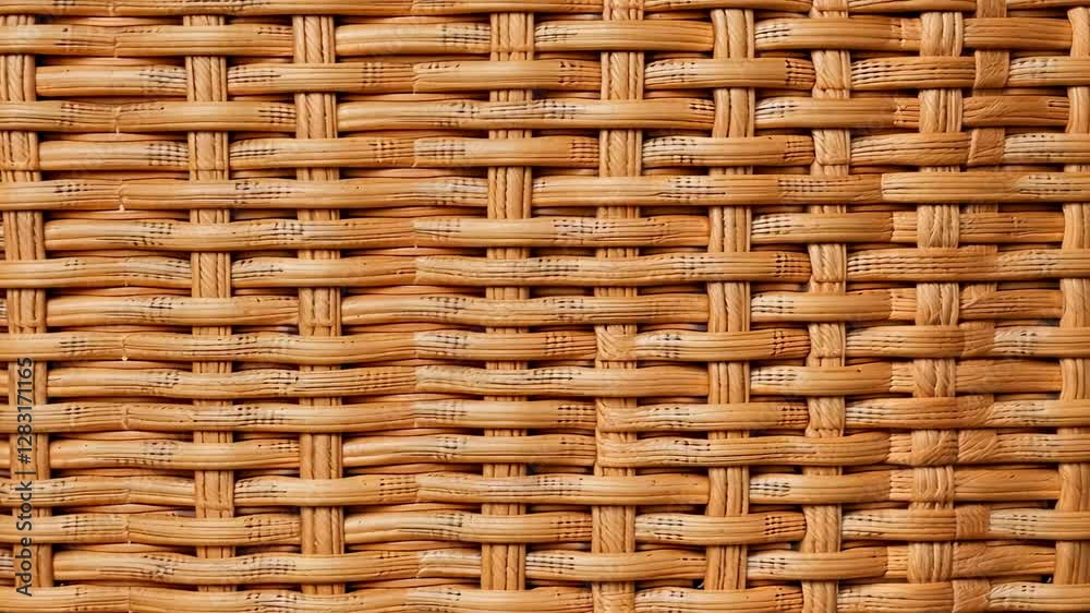 Close Up of Interwoven Wicker Basket Texture Pattern in Neutral Beige Tones Creating a Warm Natural Background Perfect for Product Photography Close Up of Interwoven Wicker Basket Texture Pattern in Neutral Beige Tones Creating a Warm Natural Background Perfect for Product Photography