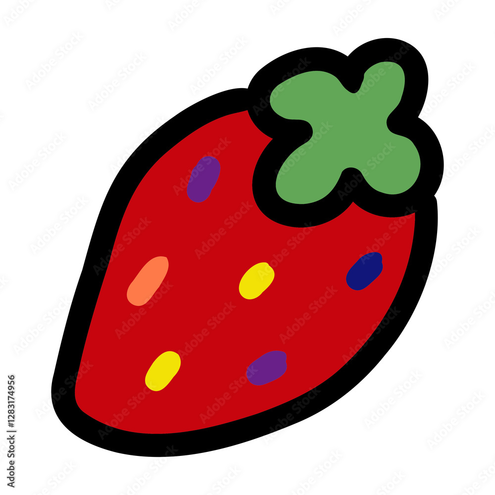 rainbow strawberry rainbow strawberry