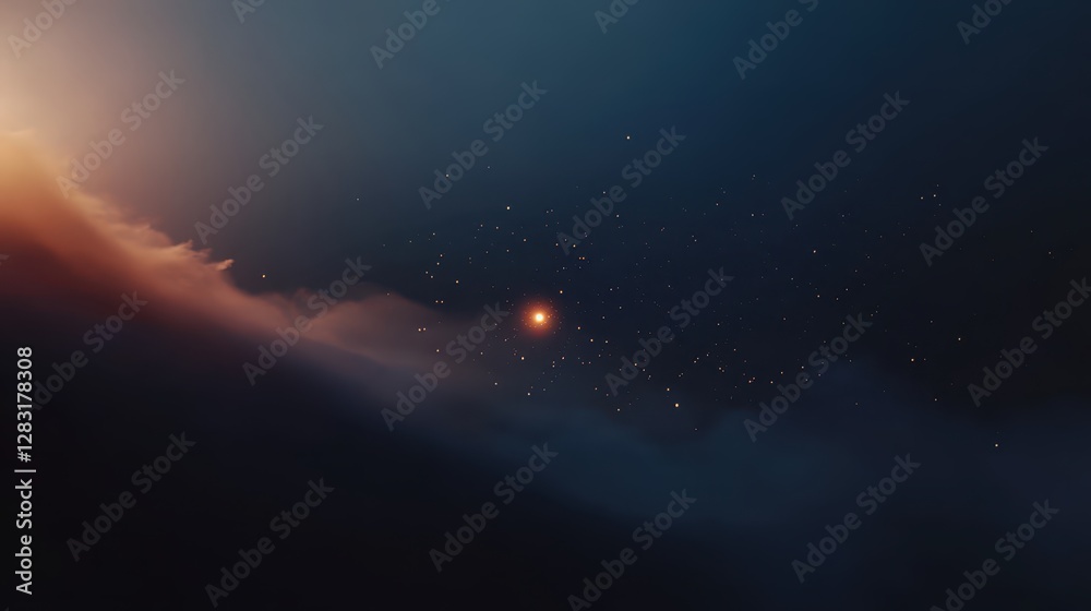 Fototapeta premium overlay, sunlight effects, glare, sun rays isolated on black background for design