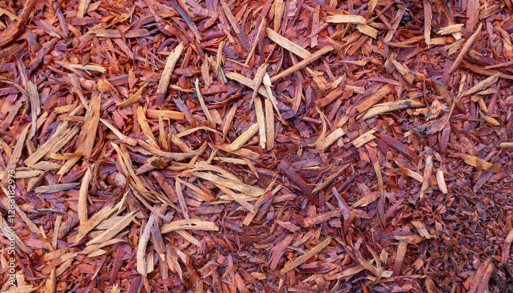 Full Frame Close-Up of Rough Brown Wood Chips Texture from Sawn Timber Waste for Natural Rustic Background Full Frame Close-Up of Rough Brown Wood Chips Texture from Sawn Timber Waste for Natural Rustic Background