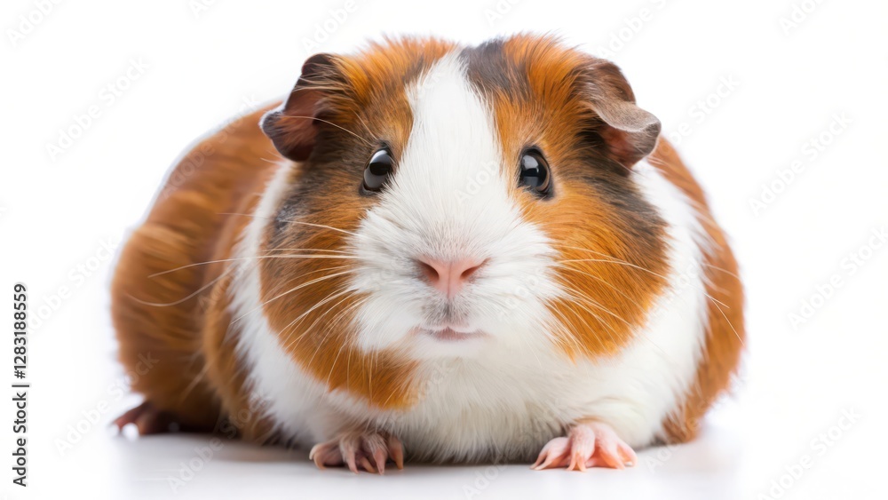 Guinea Pig on White Background Guinea Pig on White Background