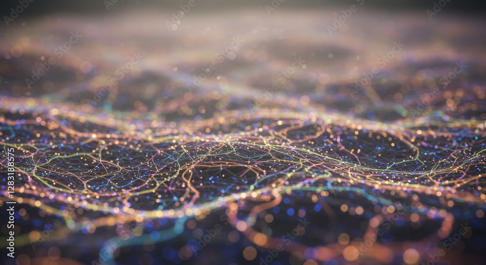 Luminous interconnected network landscape of human memory representation Luminous interconnected network landscape of human memory representation