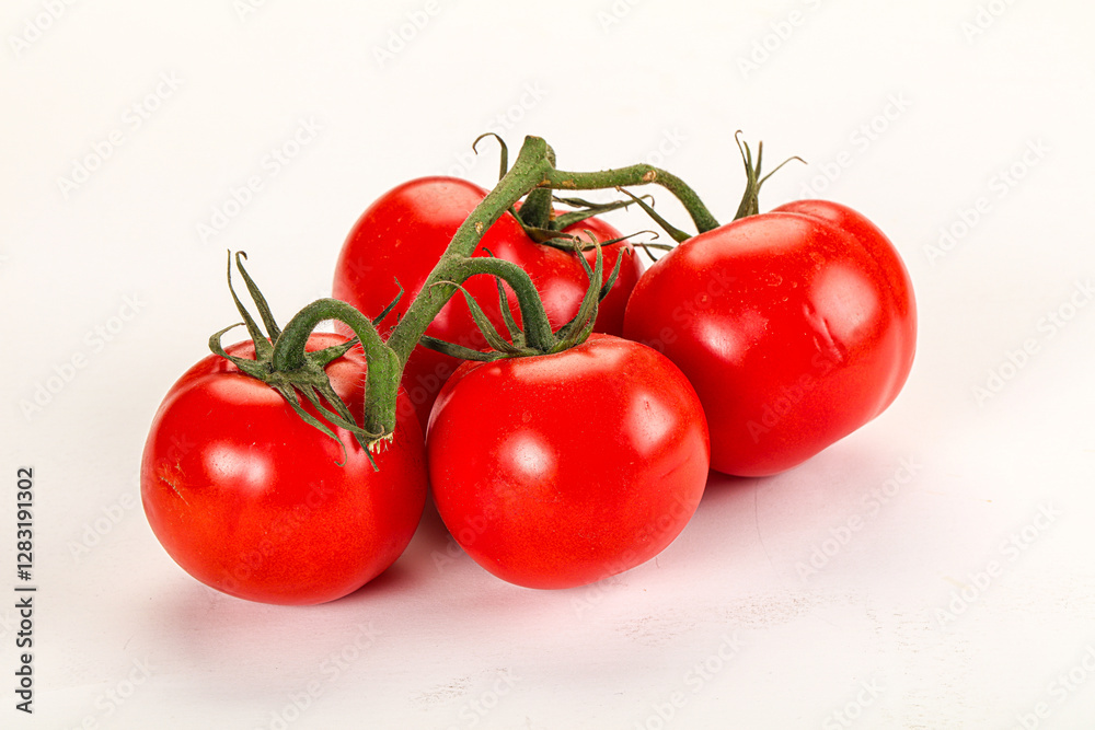 Ripe fresh tomato on the branch Ripe fresh tomato on the branch