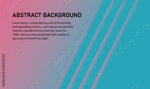 Modern abstract shapes concept design background. Geometric shapes. Abstract gradient color background. Vector illustration.