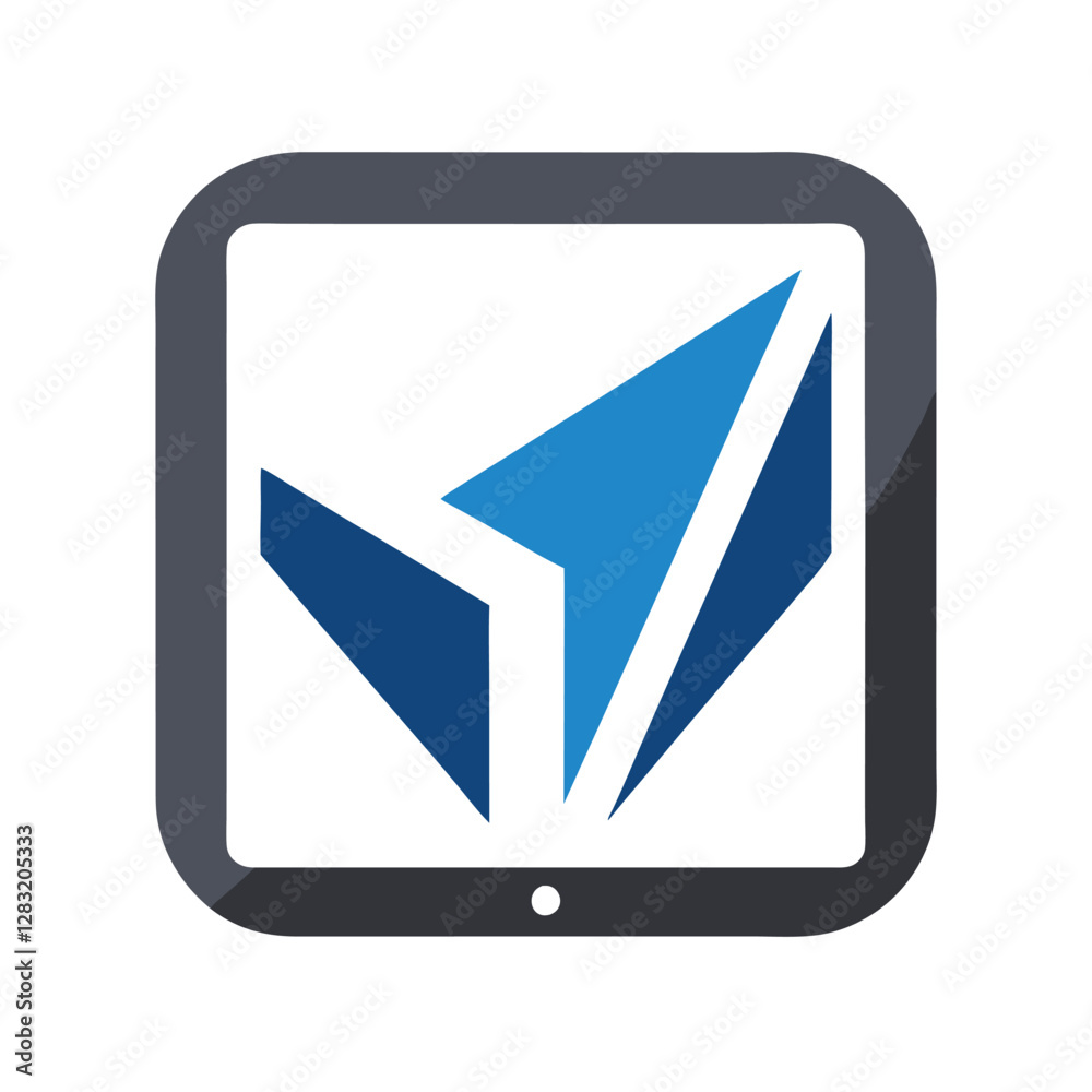 tablet logo design concept vector art and illustration tablet logo design concept vector art and illustration
