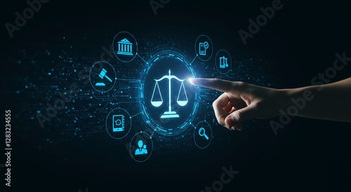 Online Law Services: Modern Legal Technology Interface