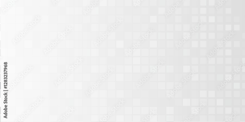 Modern random shifted white cube boxes block background wallpaper banner with copy space simple design abstract background Modern random shifted white cube boxes block background wallpaper banner with copy space simple design abstract background