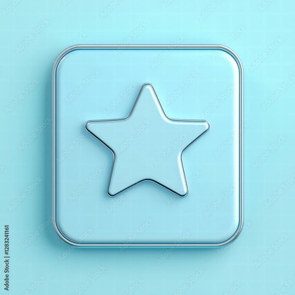 Star Icon: A minimalistic star icon in soft blue, symbolizing excellence, favorites, or appreciation, perfect for digital interfaces and conceptual designs. Star Icon: A minimalistic star icon in soft blue, symbolizing excellence, favorites, or appreciation, perfect for digital interfaces and conceptual designs.