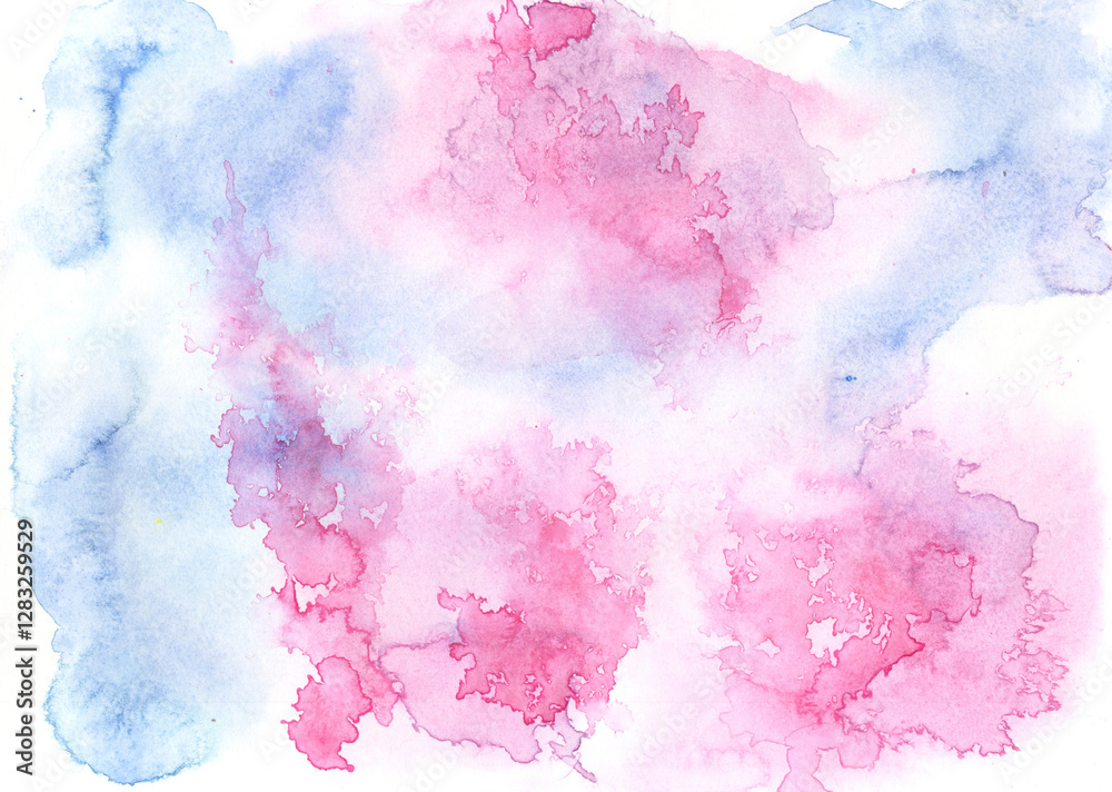 Obraz premium Aquarell farbenfroher Hintergrund mit Textfreiraum