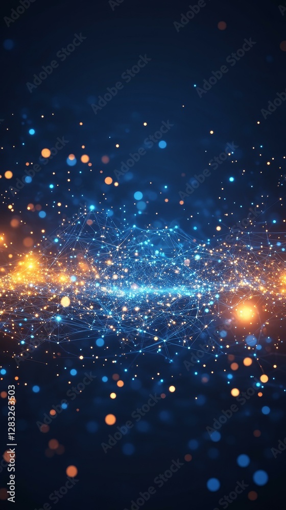 Fototapeta premium Abstract Digital Network Connections