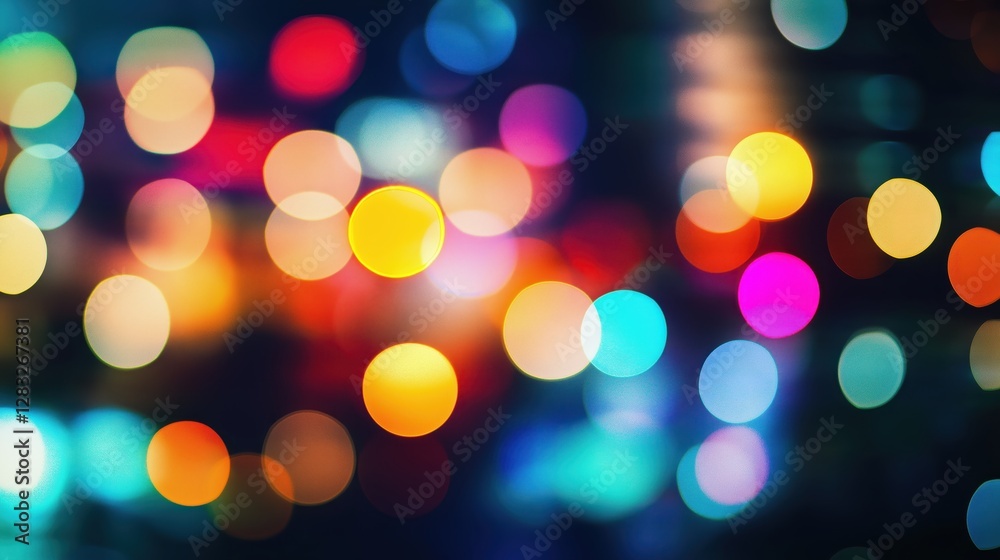 Abstract colorful bokeh lights in a blurred background. Abstract colorful bokeh lights in a blurred background.