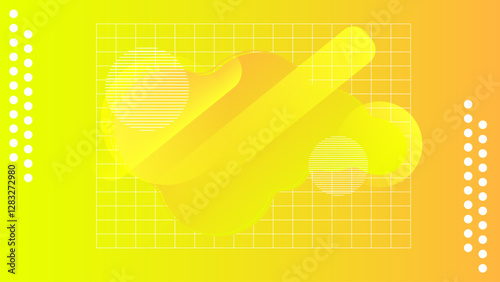 Abstract, shapes, art and dots, backgrounds
