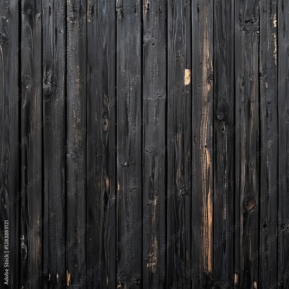 Black wood texture background with space for text or image. Wooden planks. Black wood texture background with space for text or image. Wooden planks.