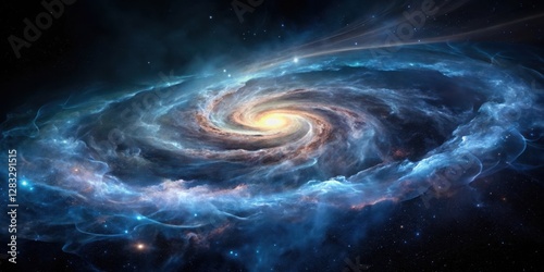 Smoke Swirls in Dark Space , galaxy, background,  galaxy, background, smoke,dark, mysterious, swirling, starry, cosmic