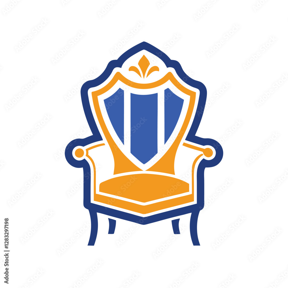 chair logo design concept vector art and illustration chair logo design concept vector art and illustration