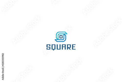 Free Download Letter S creative square logo  - GFXLoad