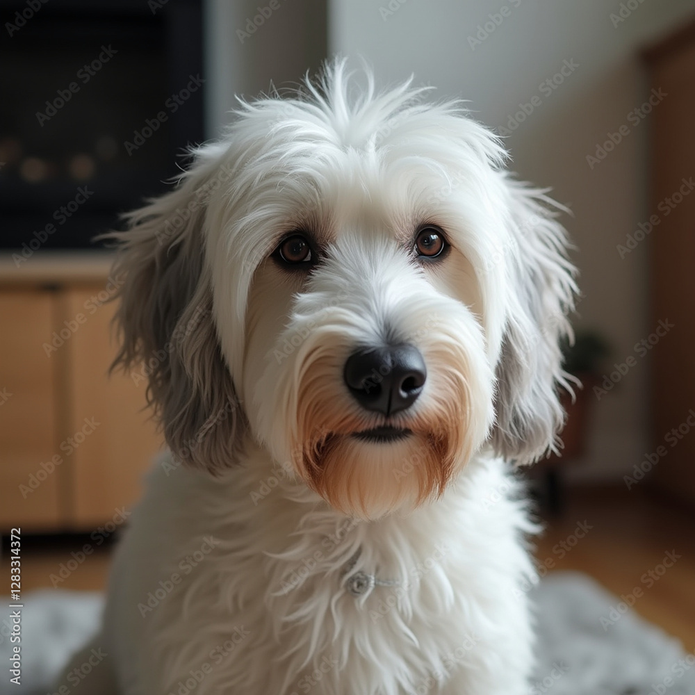 portrait of a white dog portrait of a white dog