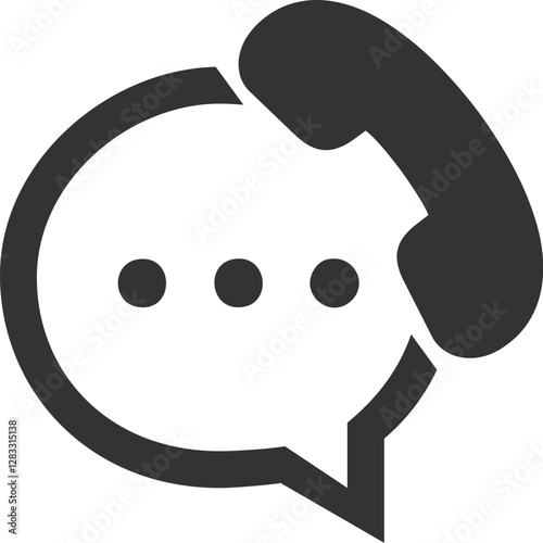 message and video calling icon