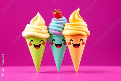 cartoon ice cream cone