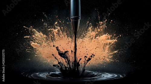 Ink spreads, voice emerges....