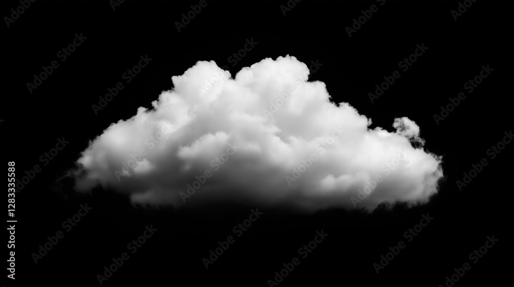 A highly detailed, white fluffy cloud floating against a black background, creating a dramatic contrast and surreal atmospheric effect.
A highly detailed, white fluffy cloud floating against a black background, creating a dramatic contrast and surreal atmospheric effect.