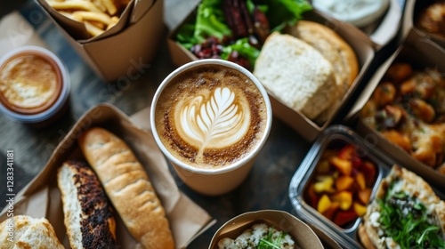Simple Yet Satisfying Meal Unfolds in Rustic Setting with Food