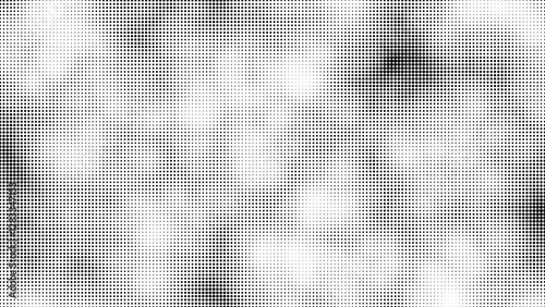 Subtle halftone texture overlay black white monochrome abstract splattered background clouds shape