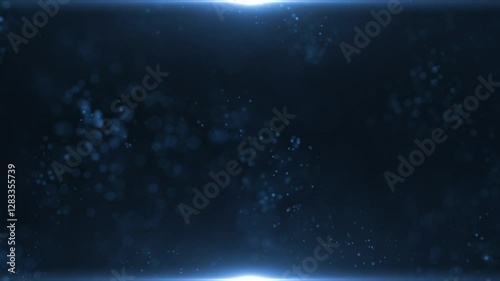 Blue Particle Background