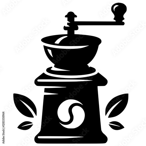 Coffee grinder silhouette