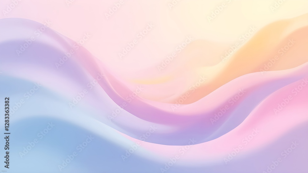The dreamy flow of soft colors The dreamy flow of soft colors