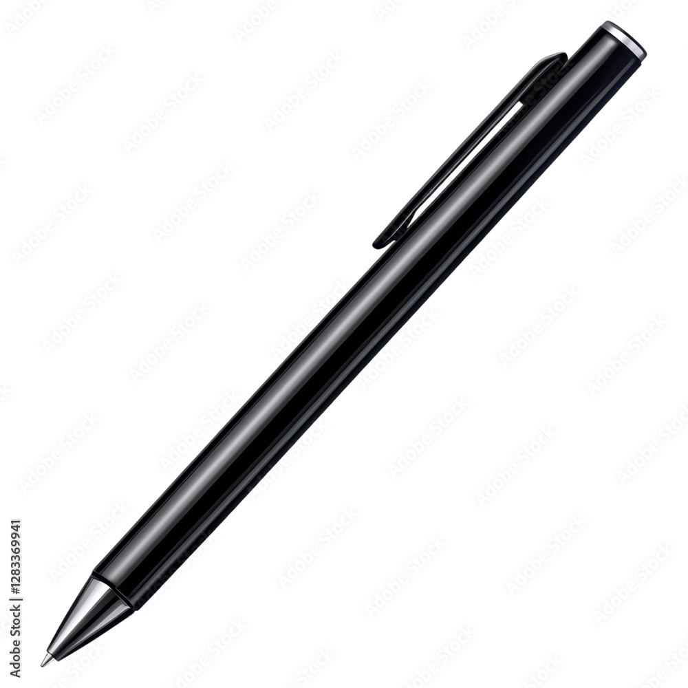 Digital stylus pen for tablets, sleek and modern, IT Gadget, isolated on transparent background Digital stylus pen for tablets, sleek and modern, IT Gadget, isolated on transparent background