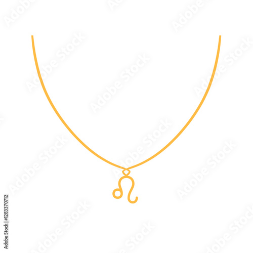 Leo Zodiac Necklace – Free-Spirited Water Bearer Pendant