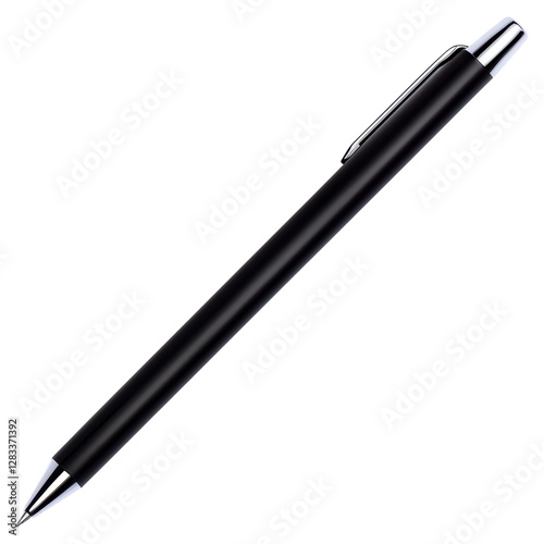 Black stylus pen with sleek design , IT Gadget, isolated on transparent background
