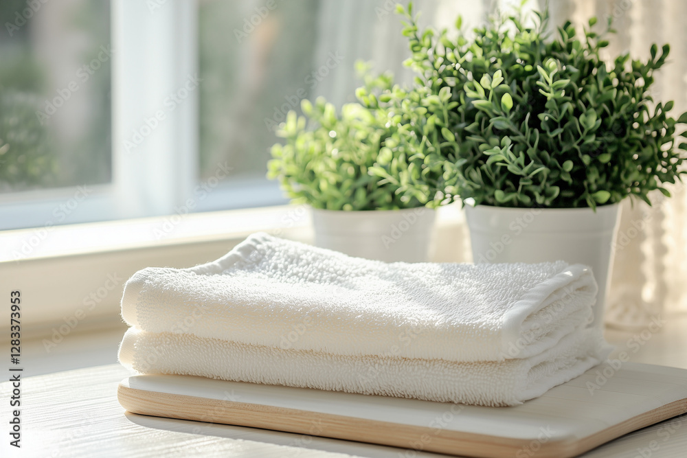 Kitchen Towel Mockup – Simple Modern Farmhouse Style