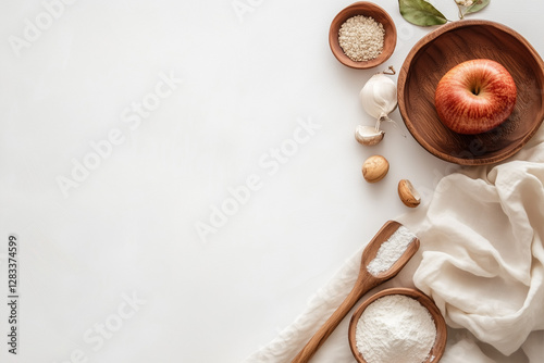Obraz na płótnie Minimalist Shana Tova Greeting on a White Background – Elegant & Simple Design w salonie