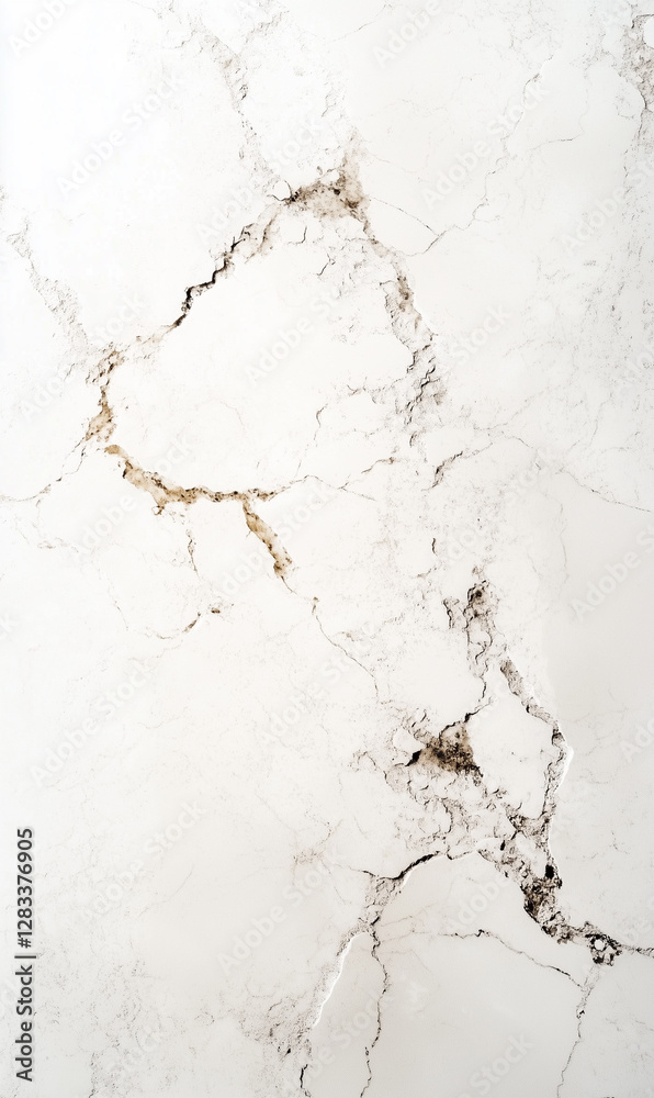 Empty White Stone Countertop with Bright Studio Lighting – Clean & Modern Background