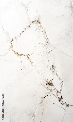 Obraz na płótnie Empty White Stone Countertop with Bright Studio Lighting – Clean & Modern Background w salonie