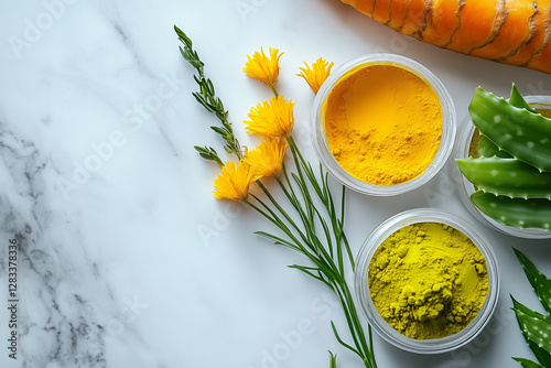 Top Shot of Arnica, Turmeric, and Aloe Vera – Natural Ingredients for Wellness