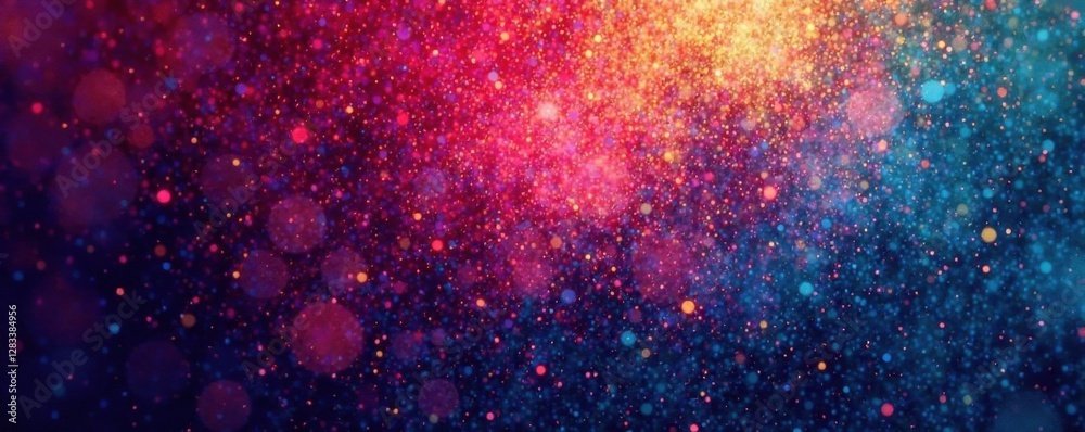 Fototapeta premium Dense grunge texture with light gradient halftone dots on a wide background , grunge, , halftone