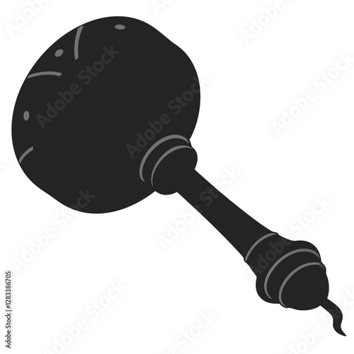 serpent silhouette vector illustration