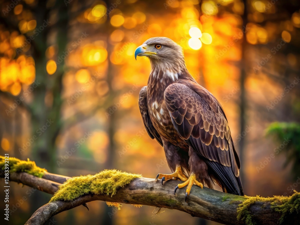 Wildlife photography captures a powerful eagle in its natural habitat. Wildlife photography captures a powerful eagle in its natural habitat.