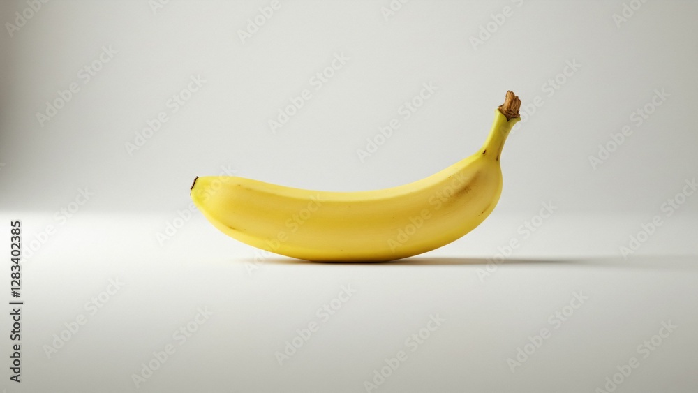 Fresh banana with dramatic lighting Fresh banana with dramatic lighting