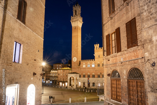 The beautiful Siena in Tuscany, Italy