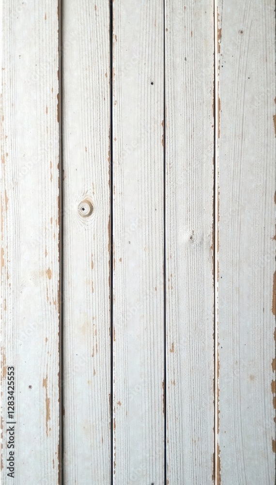 Naklejka premium Distressed Wood Panel with White Wood Texture, panel texture, weathered wood